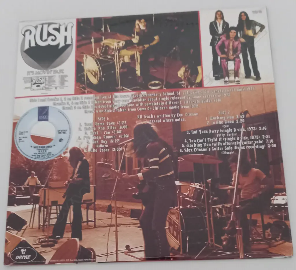 Rush, Live In St. Catharines, April 1974, (Sealed Album) Image 1++